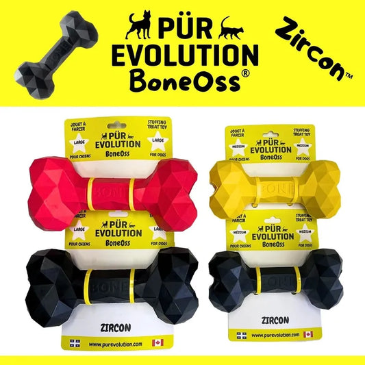 BoneOss® Zircon™ dog stuffing treat toy